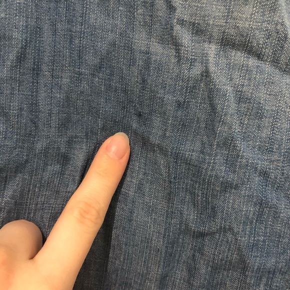 Philosophy Tunic Top Dress Denim Color L - Picture 9 of 13